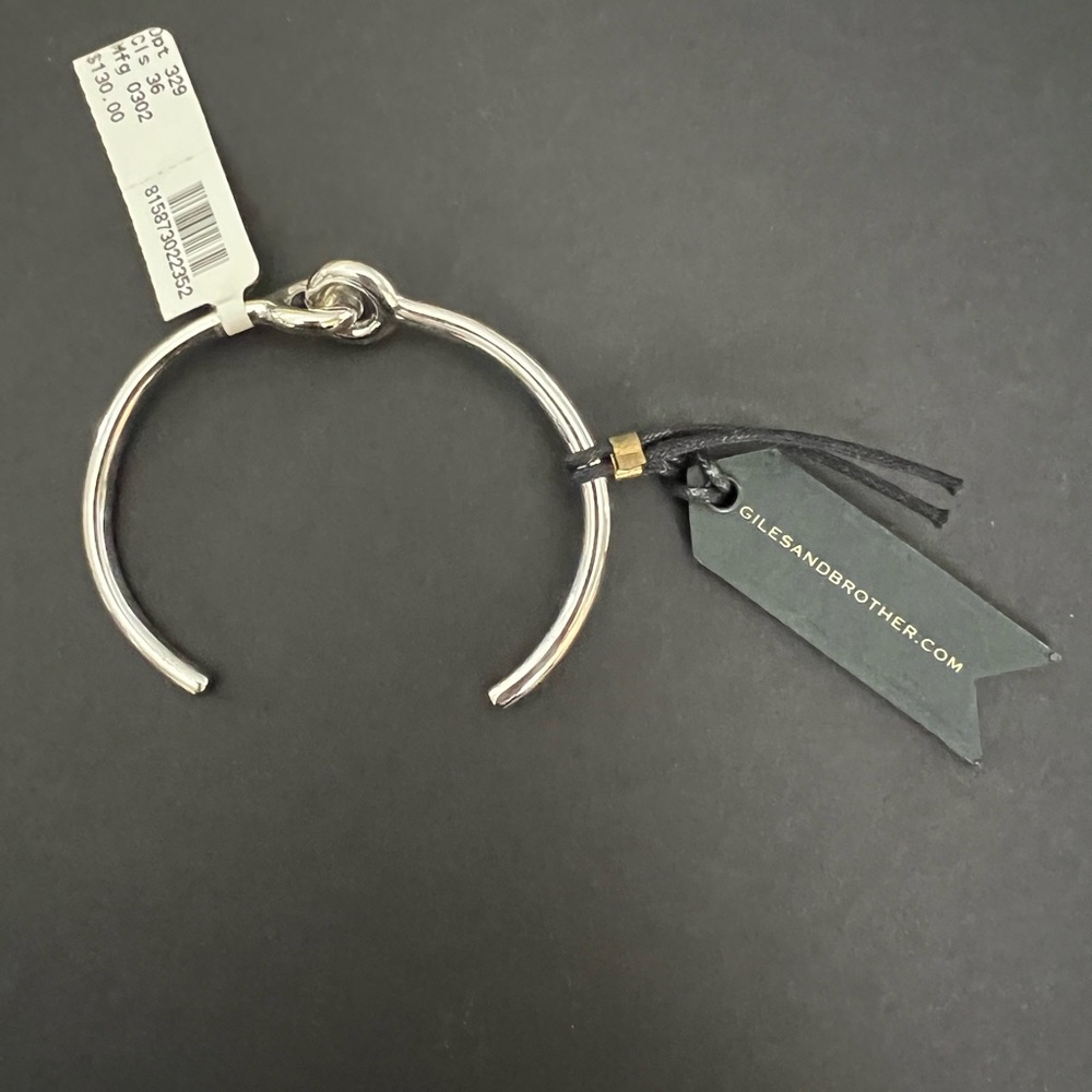 Giles & Brother Silver Cuff Bracelet